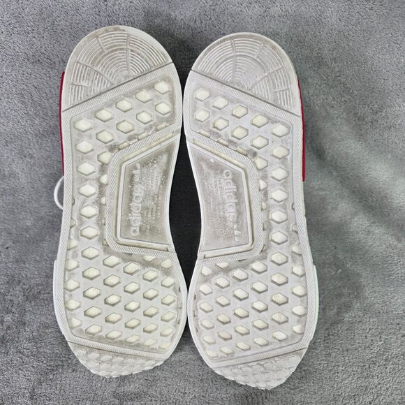 Mens Adidas NMD_R1 White Green Red Sneakers Comfortable Lightweight Size 11.5 - Picture 7 of 7